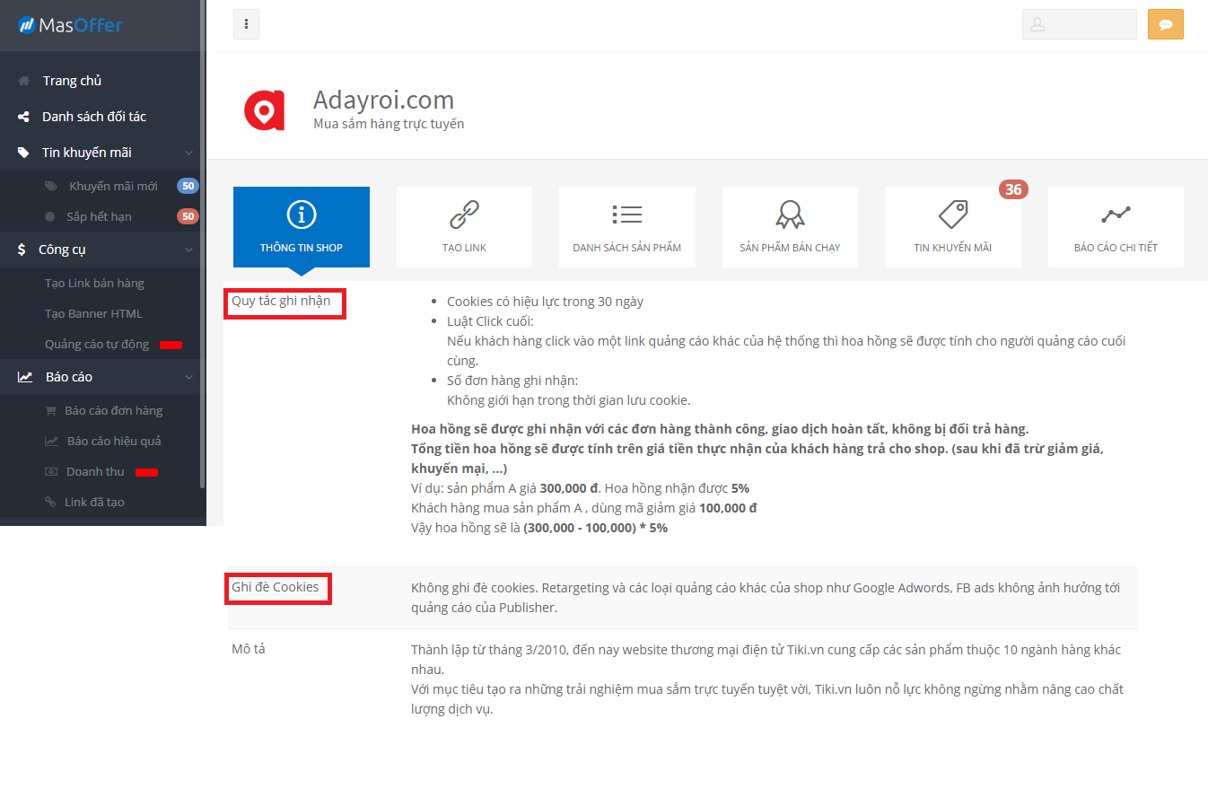 Last click retargeting